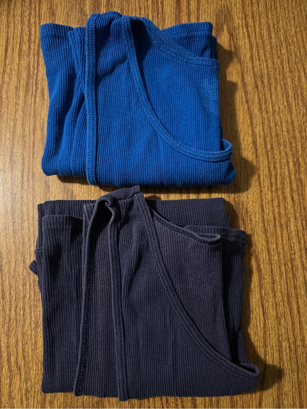 Fruit of the Loom Bundle Of 2 Ribbed Tank Tops